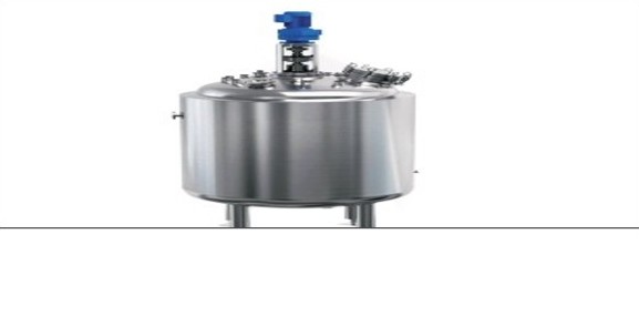 Mixing vessel with top-mounted agitator