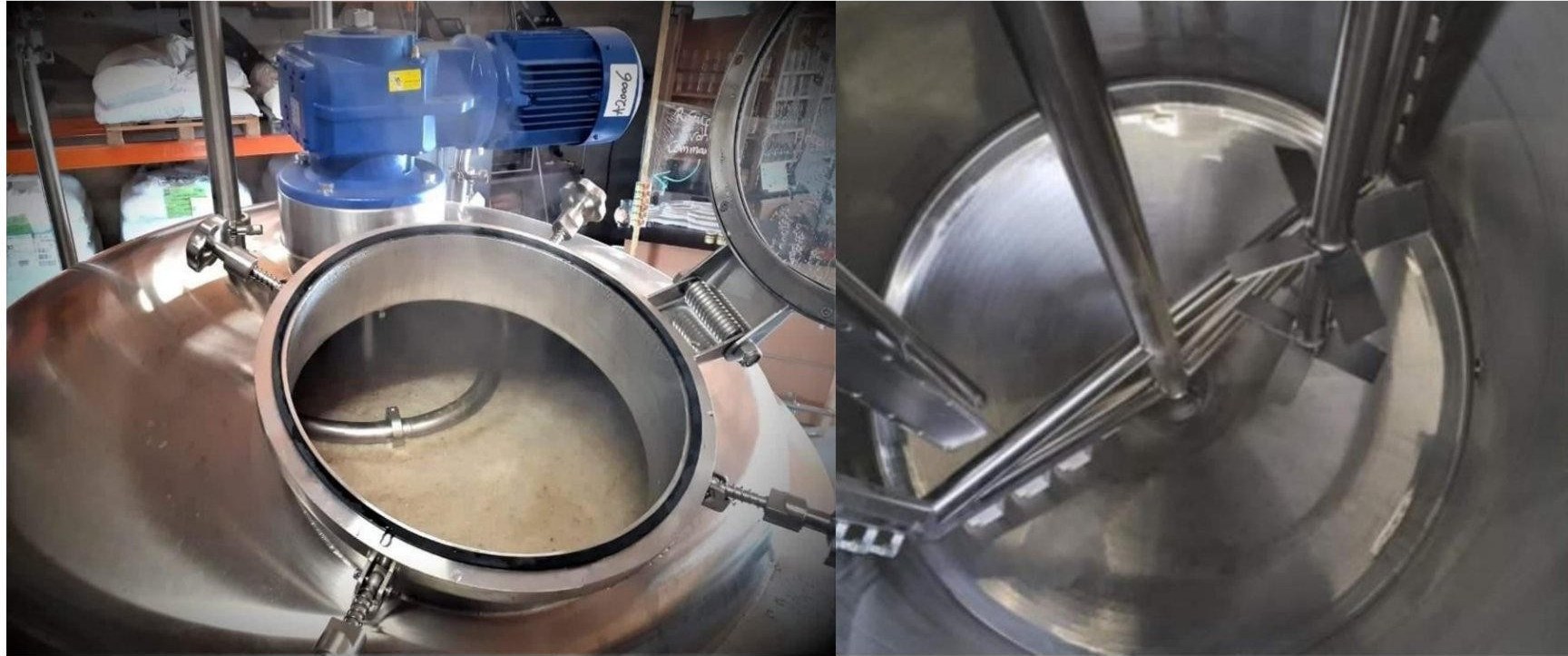 Mixing tank fabricated for the personal care industry
