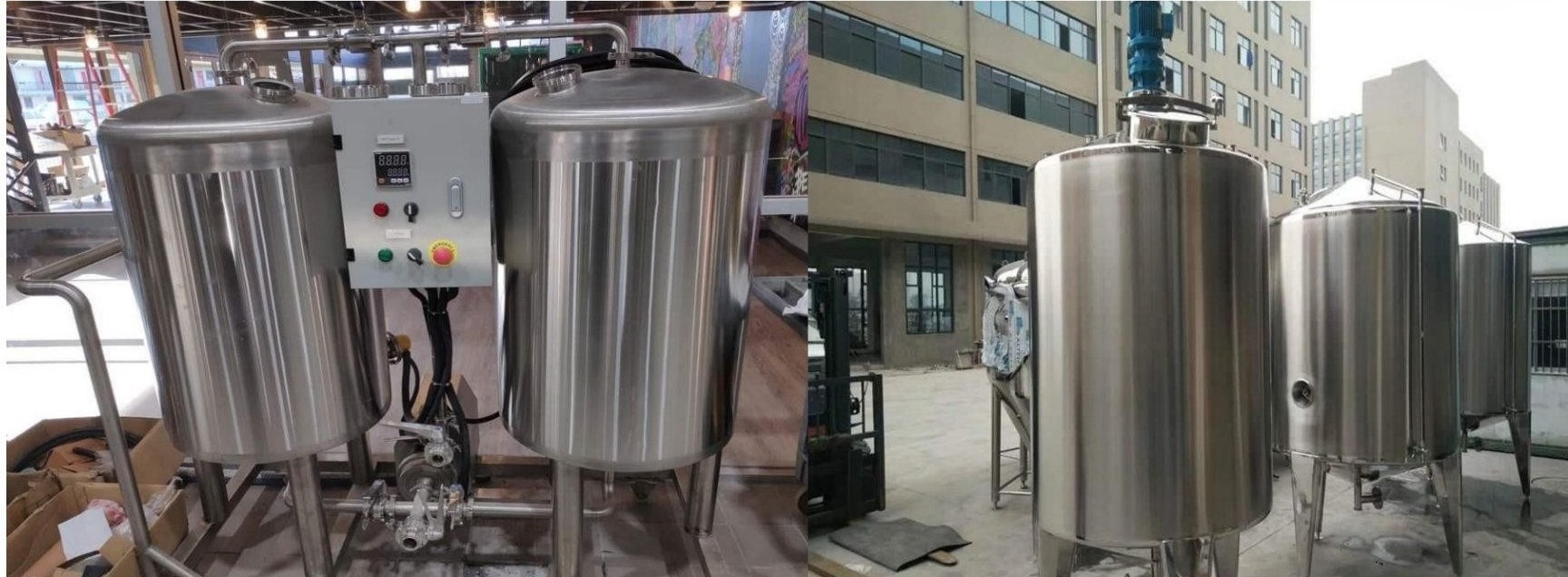 Mixing and mobile tanks supplied to a perfume manufacturer